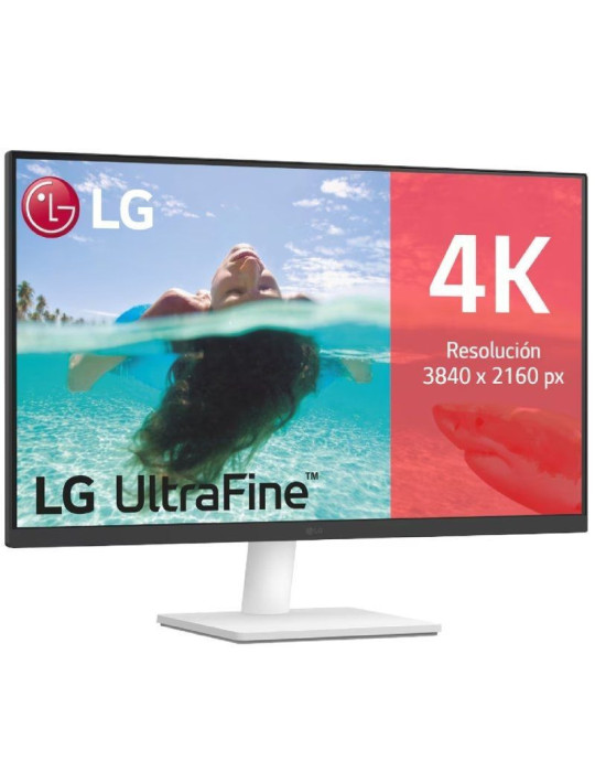 Monitor Polivalente LG UltraFine 27US500-W 27"/ 4K/ Multimedia/ Blanco