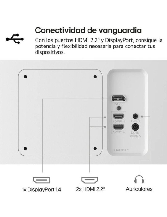 Monitor Polivalente LG UltraFine 27US500-W 27"/ 4K/ Multimedia/ Blanco