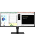 Monitor Profesional Ultrapanorámico LG 34BR65F-B 34"/ WFHD/ Multimedia/ Regulable en altura/ Negro