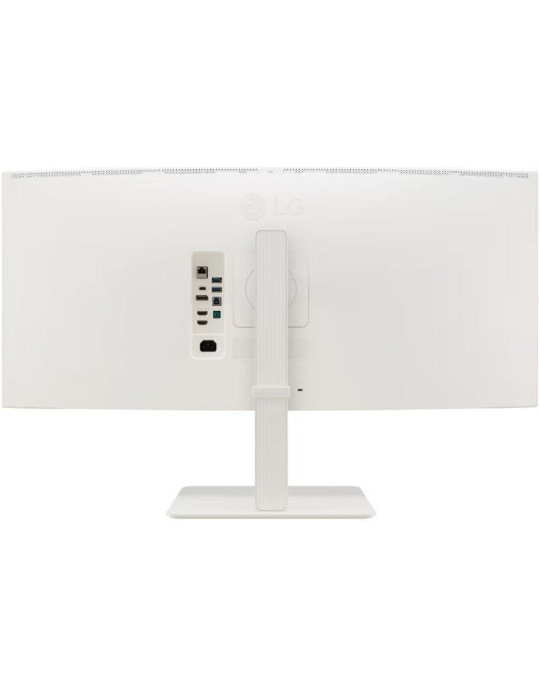 Monitor Profesional Ultrapanorámico Curvo LG 38BR85QC-W 38"/ WQHD+/ Multimedia/ Regulable en altura/ Blanco