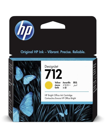 Cartucho de Tinta Original HP n 712/ Amarillo