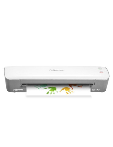 Plastificadora Fellowes Ion A3/ hasta A3 y 125 Micras/ Blanca y Gris 2