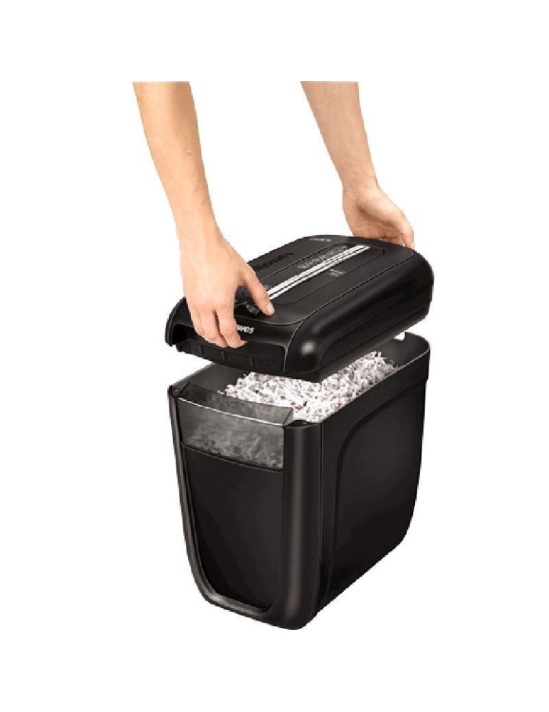 Destructora Fellowes 60CS/ Corte en Partículas de 4 x 40mm/ Negra