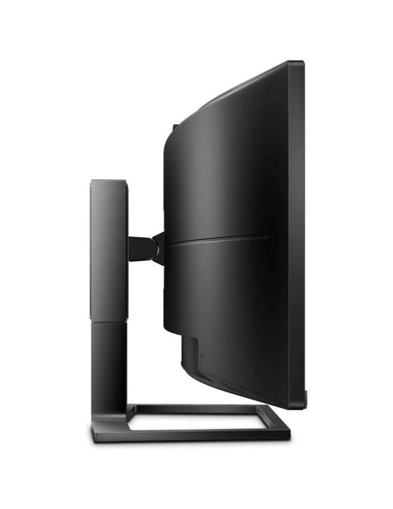 Monitor Profesional Ultrapanorámico Curvo Philips 499P9H 48.8"/ Dual QHD/ Webcam/ Multimedia/ Regulable en altura/ Negro