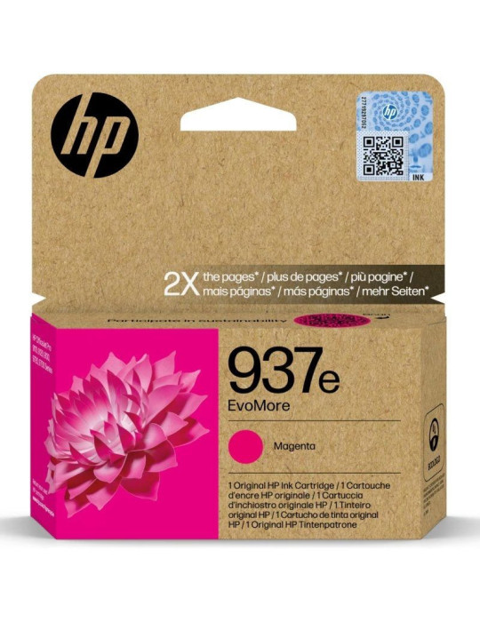 Cartucho de Tinta Original HP n 937e EvoMore/ Magenta
