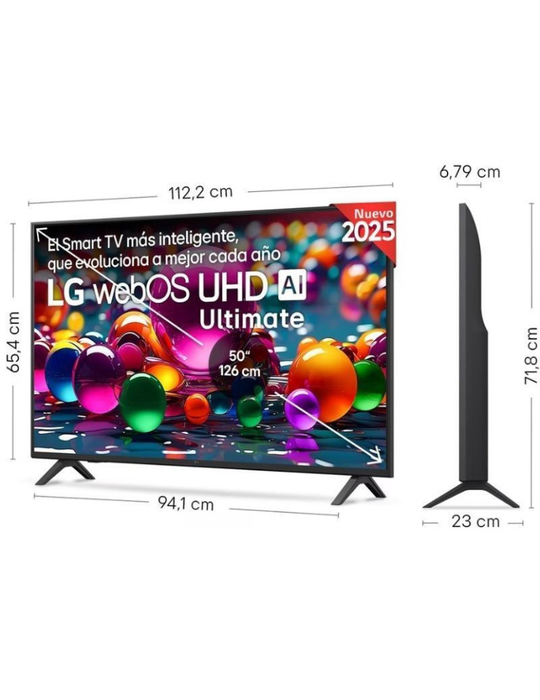 Televisor LG UHD 50UA74006LB 50"/ Ultra HD 4K/ Smart TV/ WiFi