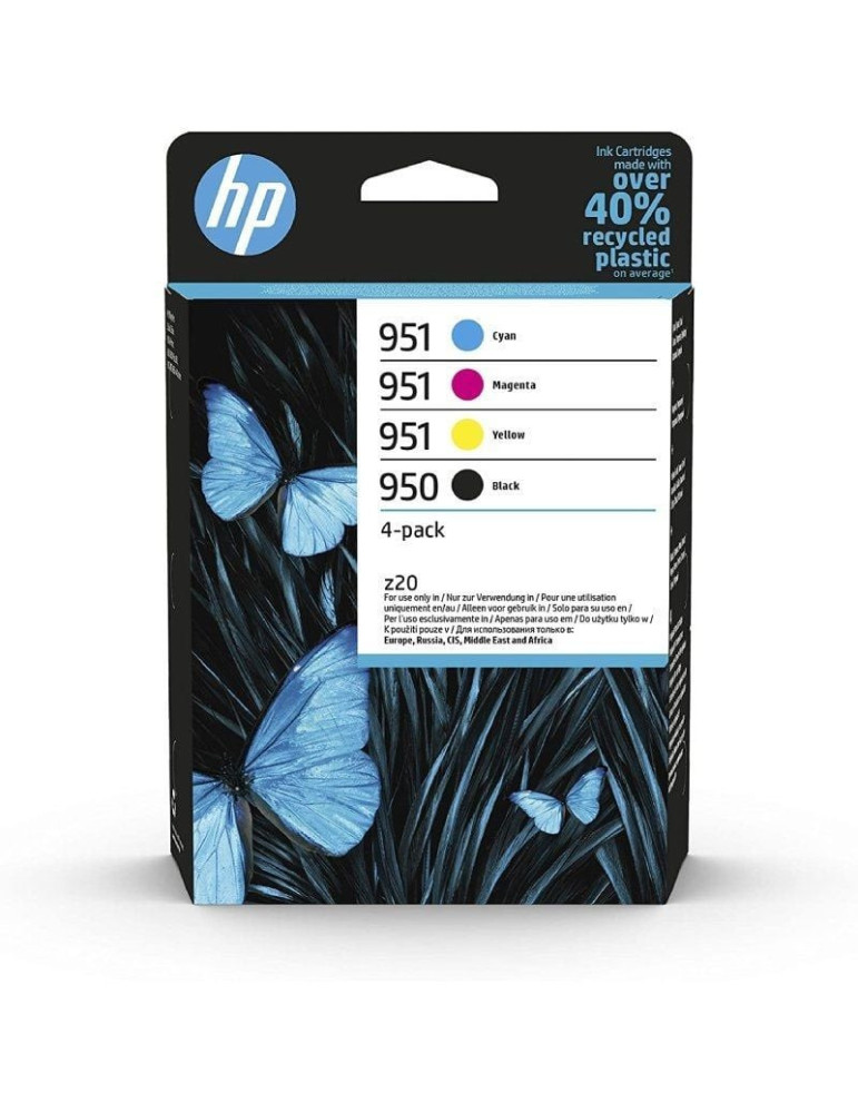 Cartucho de Tinta Original HP n 950 + n 951 Cian/ Magenta/ Amarillo/ Negro