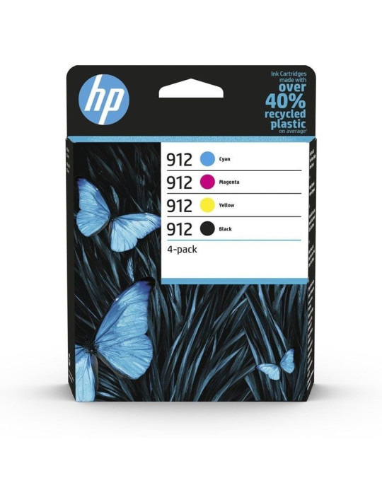 Cartucho de Tinta Original HP n 912 Multipack/ Negro/ Magenta/ Cian/ Amarillo