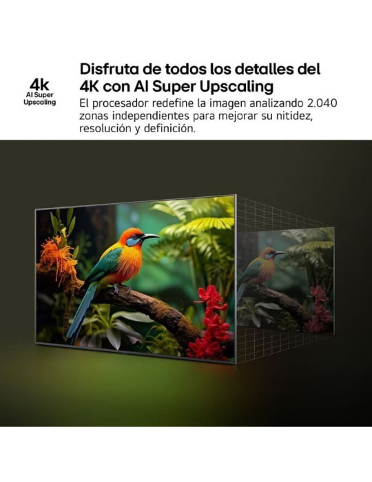 Televisor LG QNED 75QNED84A6C 75"/ Ultra HD 4K/ Smart TV/ WiFi