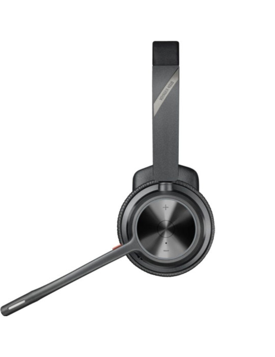 Auricular Inalámbrico Poly Voyager 4310 + Adaptador BT700 + Base de Carga/ con Micrófono/ Bluetooth/ Negro