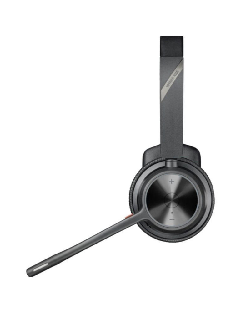 Auricular Inalámbrico Poly Voyager 4310 + Adaptador BT700 + Base de Carga/ con Micrófono/ Bluetooth/ Negro