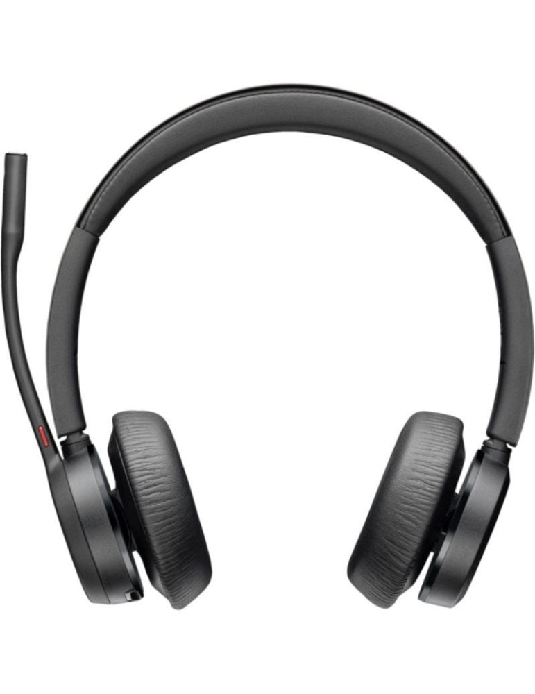 Auriculares Inalámbricos Poly Voyager 4320 para Microsoft Teams + Adaptador BT700/ con Micrófono/ Bluetooth/ Negros