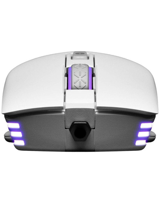 Ratón Gaming EVGA X12/ Hasta 16000 DPI/ Blanco