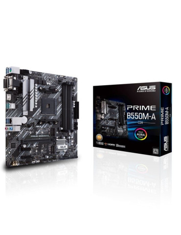 Placa Base Asus Prime B550M-A/CSM Socket AM4/ DDR4/ PCIe 4.0/ Micro ATX