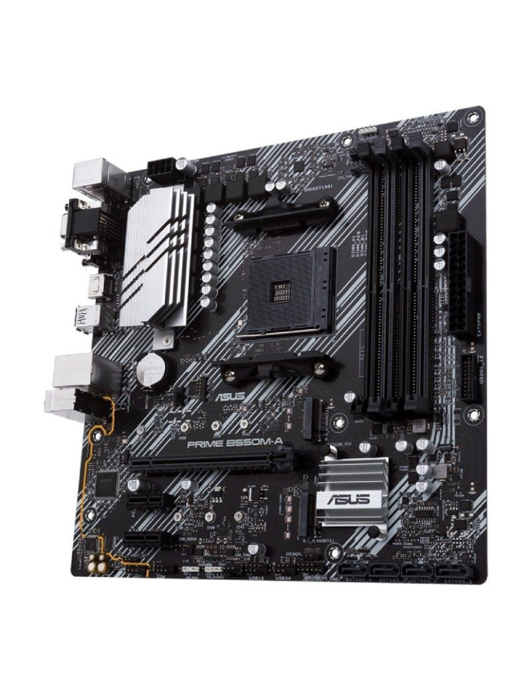 Placa Base Asus Prime B550M-A/CSM Socket AM4/ DDR4/ PCIe 4.0/ Micro ATX