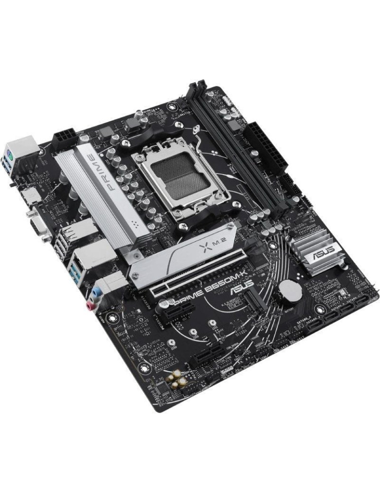 Placa Base Asus Prime B650M-K/ Socket AM5/ DDR5/ PCIe 5.0/ Micro ATX