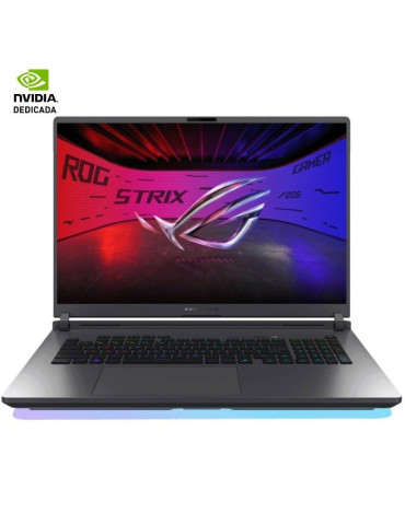 Portátil Gaming Asus Strix G18 G815LW-S9095 Intel Core Ultra 9-275HX/ 32GB/ 1TB SSD/ GeForce RTX 5080/ 18"/ Sin Sistema Operativ