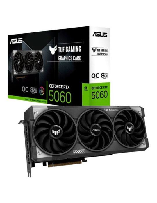 Tarjeta Gráfica Asus TUF Gaming GeForce RTX 5060 OC Edition/ 8GB GDDR7