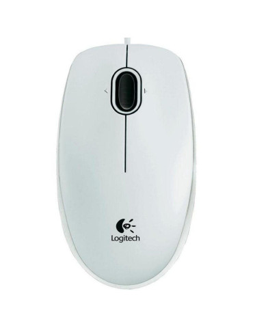 Ratón Logitech B100/ Hasta 800 DPI/ Blanco 2