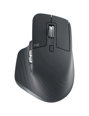 Ratón Ergonómico Inalámbrico por Bluetooth Logitech MX Master 3S For Business/ Batería recargable/ Hasta 8000 DPI/ Grafito