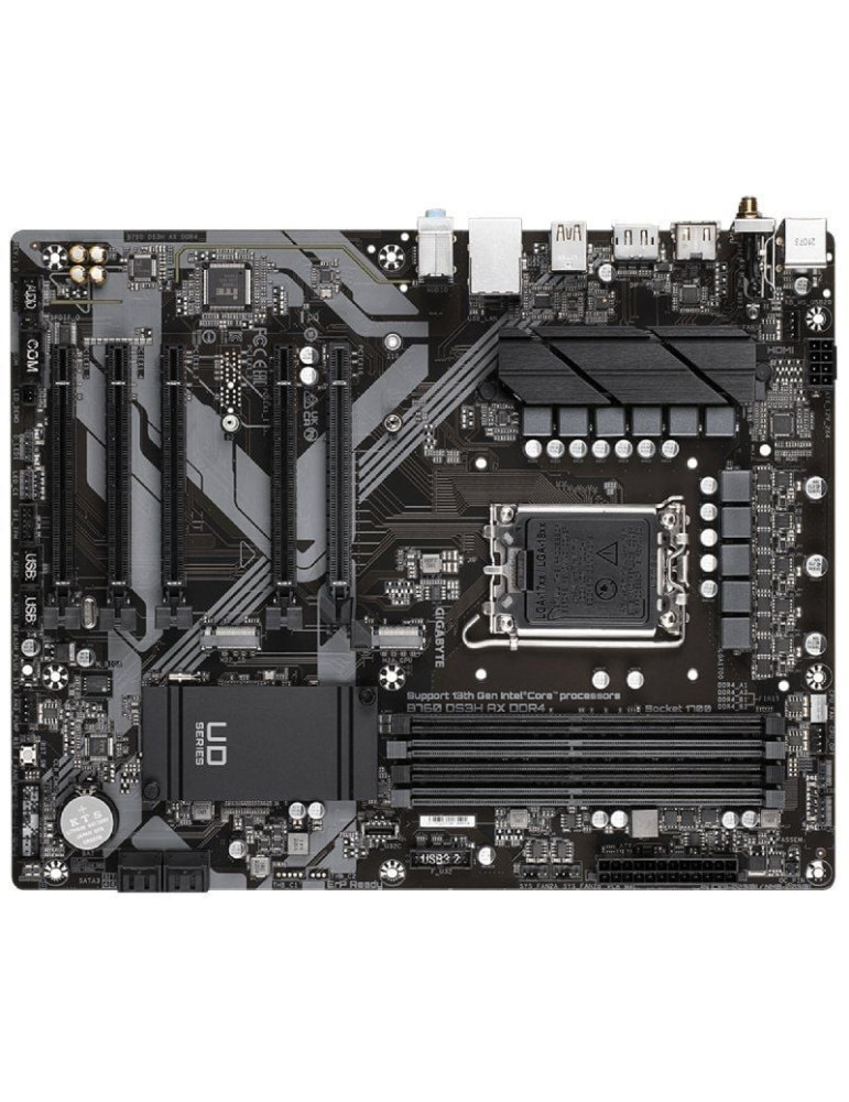 Placa Base Gigabyte B760 DS3H AX DDR4 Socket 1700/ DDR4/ PCIe 4.0