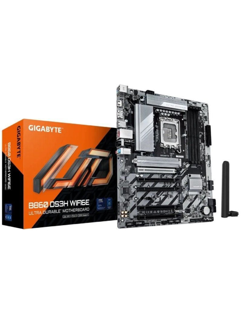 Placa Base Gigabyte B860 DS3H WIFI6E Socket 1851/ DDR5/ PCIe 5.0
