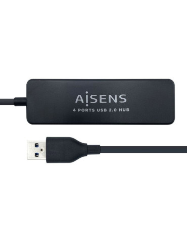 Hub USB 2.0 Aisens A104-0402/ 4xUSB 2