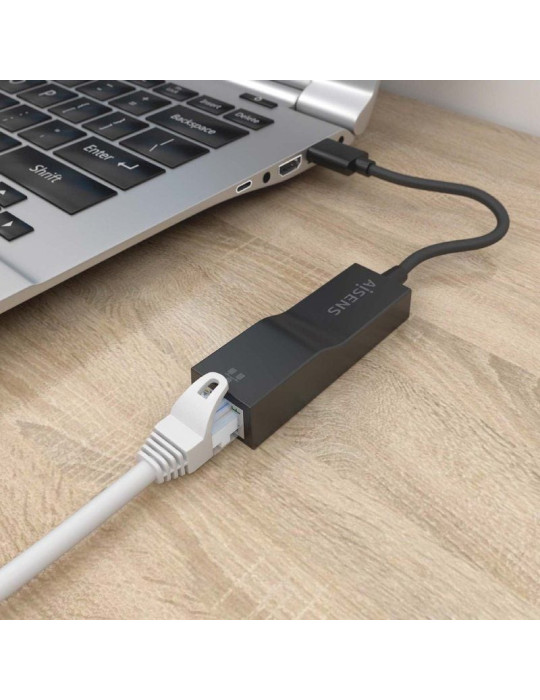 Adaptador USB 3.0 - RJ45 Aisens A106-0766/ 1000Mbps