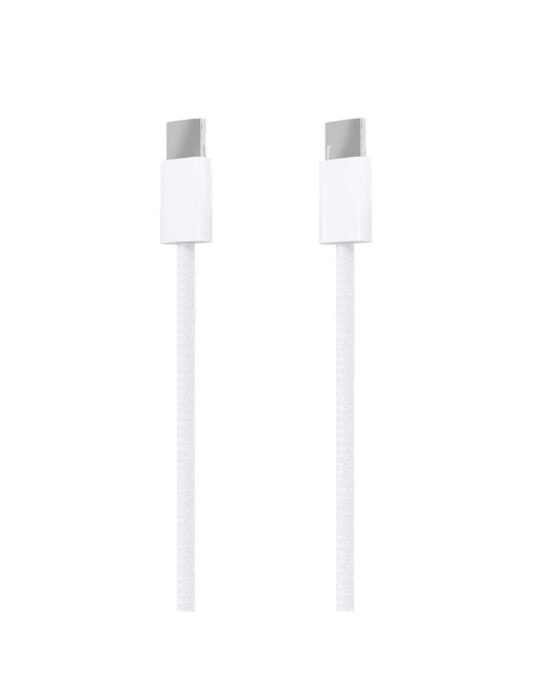 Cable USB 2.0 Tipo-C Aisens A107-0855/ USB Tipo-C Macho - USB Macho/ Hasta 60W/ 480Mbps/ 1m/ Blanco
