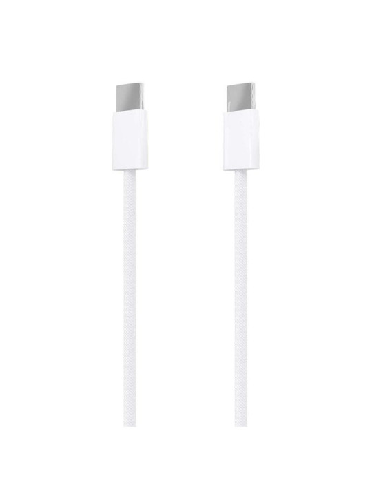 Cable USB 2.0 Tipo-C Aisens A107-0855/ USB Tipo-C Macho - USB Macho/ Hasta 60W/ 480Mbps/ 1m/ Blanco