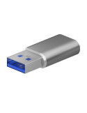 Adaptador USB 3.2 GEN2 Aisens A108-0677/ USB Tipo-C Hembra - USB Macho