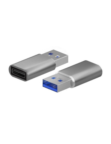 Adaptador USB 3.2 GEN2 Aisens A108-0677/ USB Tipo-C Hembra - USB Macho 2