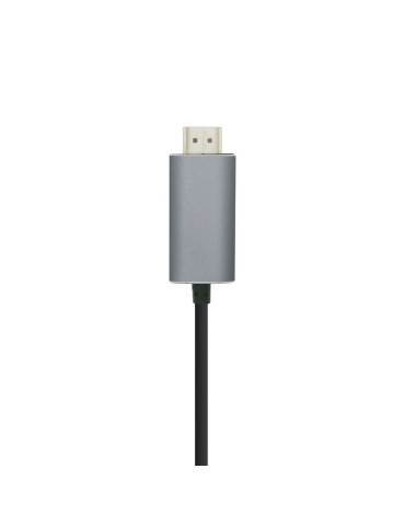Cable Conversor Aisens A109-0393/ USB Tipo-C Macho - HDMI Macho/ Hasta 27W/ 1250Mbps/ 1.8m/ Negro 2