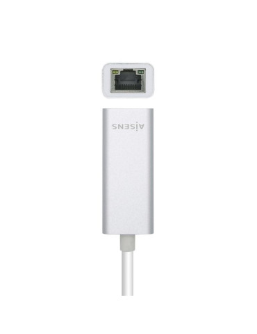 Adaptador USB Tipo-C - RJ45 Aisens A109-0505/ 1000Mbps 2