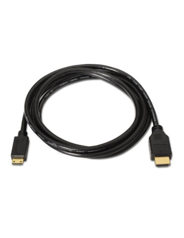 Cable HDMI Aisens A119-0114/ HDMI Macho - Mini HDMI Macho/ Hasta 10W/ 720Mbps/ 1.8m/ Negro 2