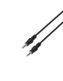 Cable Estéreo Aisens A128-0144/ Jack 3.5 Macho - Jack 3.5 Macho/ Hasta 0.1W/ 10m/ Negro