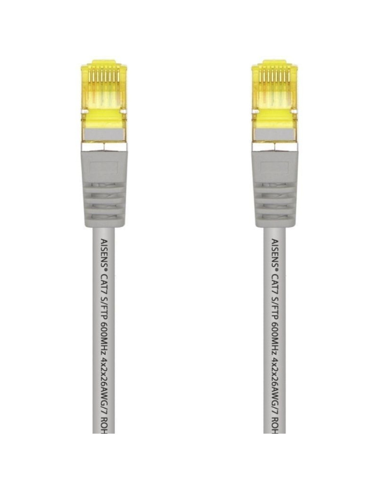 Cable de Red RJ45 S/FTP Aisens A146-0332 Cat.7/ 25cm/ Gris