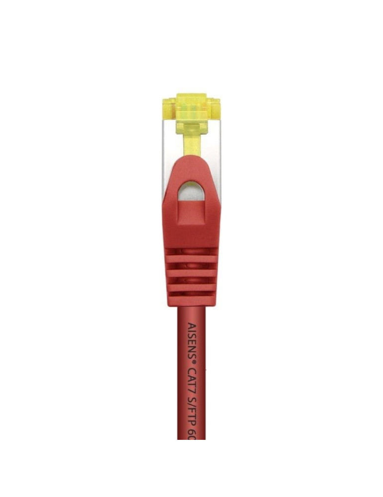 Cable de Red RJ45 SFTP Aisens A146-0468 Cat.7/ 25cm/ Rojo