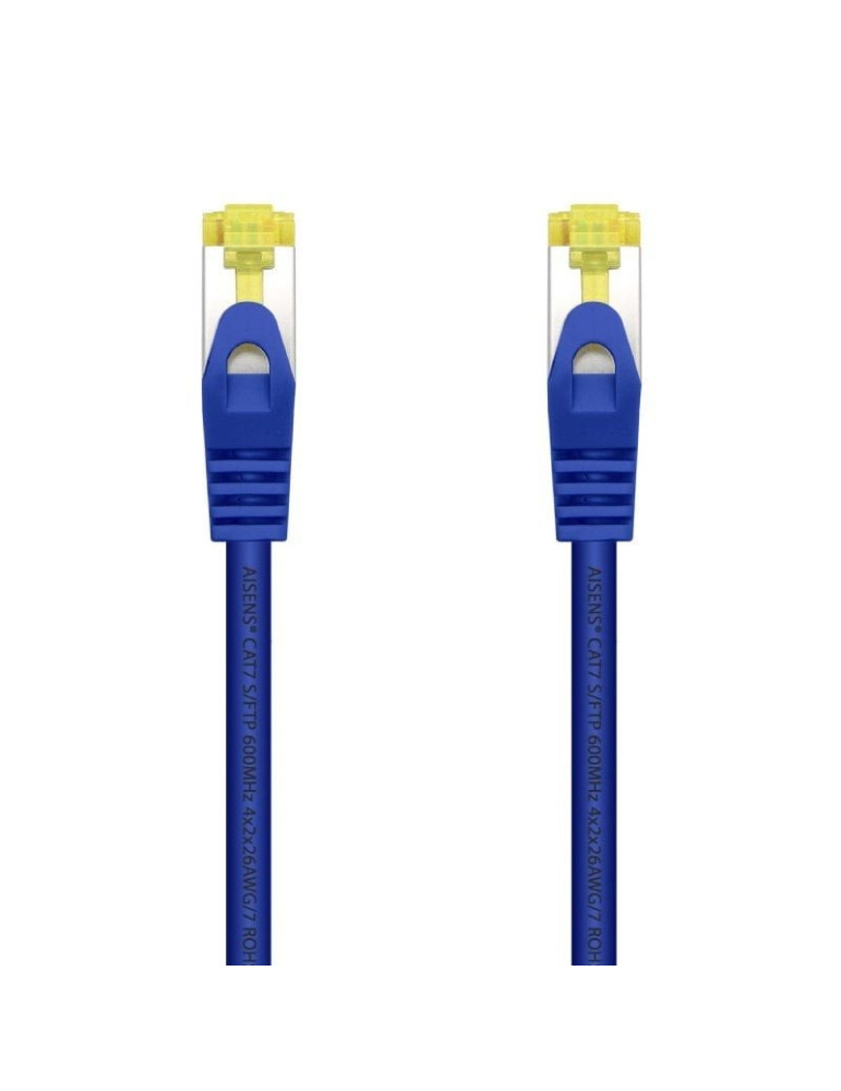 Cable de Red RJ45 SFTP Aisens A146-0478 Cat.7/ 1m/ Azul