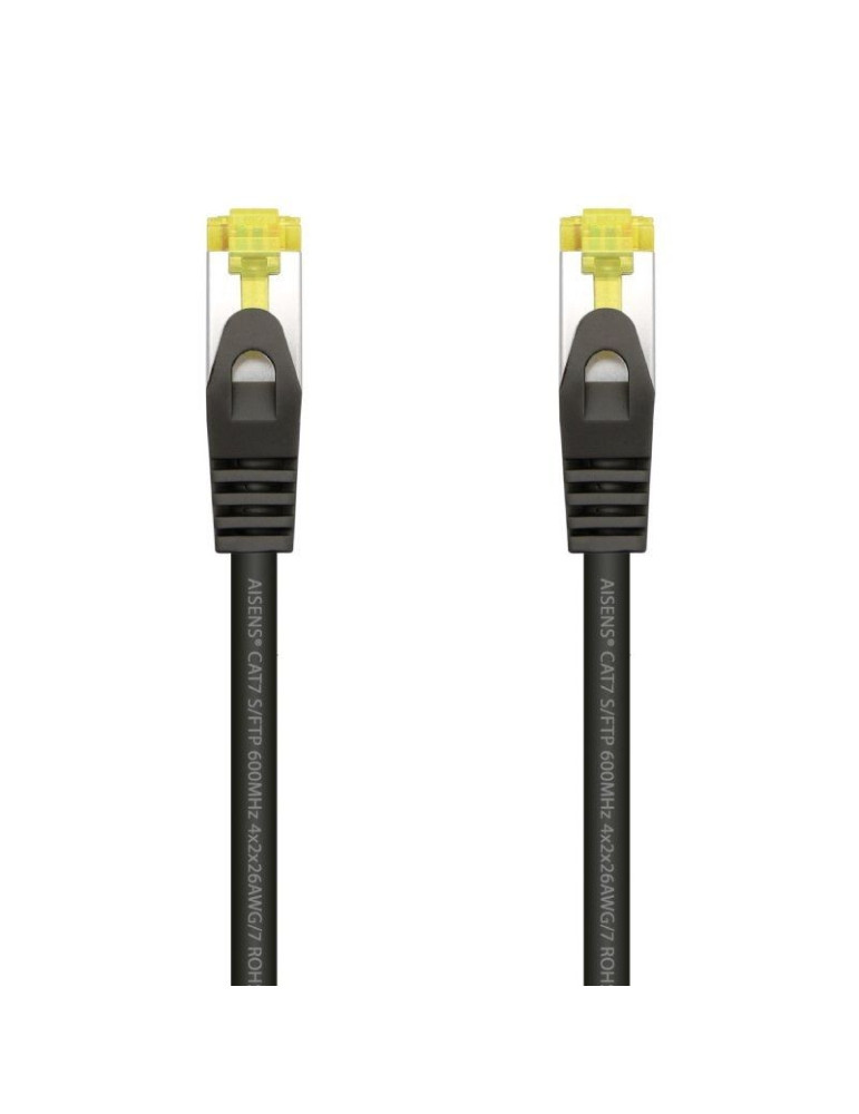Cable de Red RJ45 SFTP Aisens A146-0487 Cat.7/ 2m/ Negro