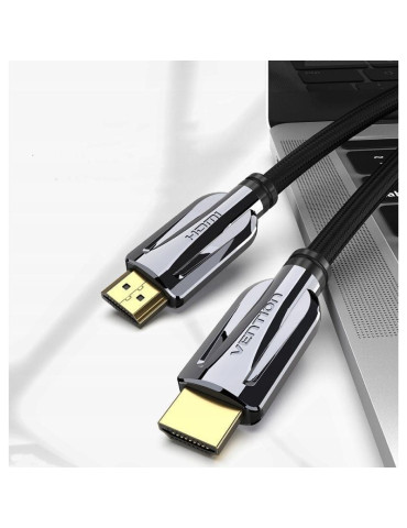 Cable HDMI 2.1 8K Vention AALBH/ HDMI Macho - HDMI Macho/ 2m/ Gris y Negro 2