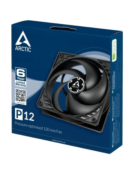 Ventilador Arctic P12/ 12cm/ Negro