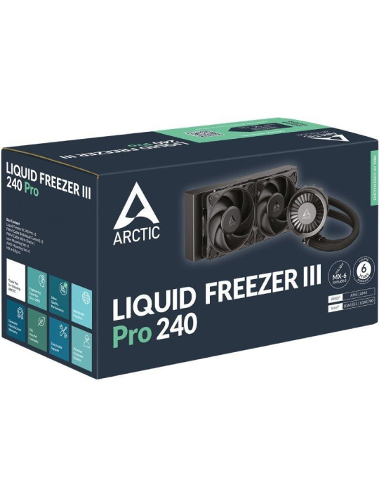 Sistema de Refrigeración Líquida Arctic Liquid Freezer III Pro 240/ Negro