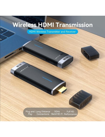 Adaptador de vídeo inalámbrico HDMI a HDMI Vention ADCB0 2