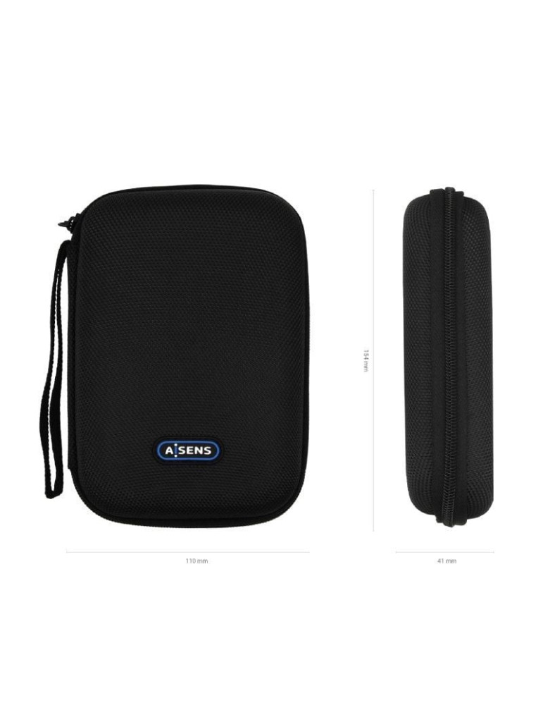 Funda para Disco Externo de 2.5" Aisens ASBG-003-BK/ Negra