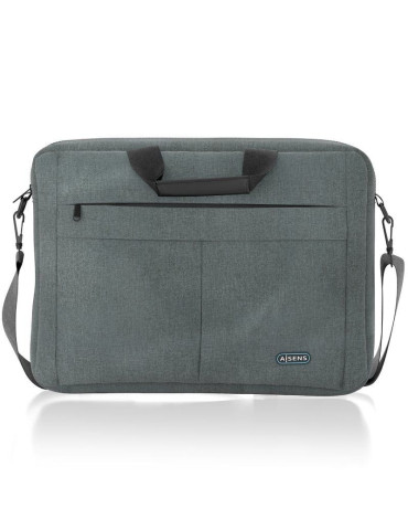 Maletín Aisens ASBG-BC025-GR para Portátiles hasta 15.6"/ Gris