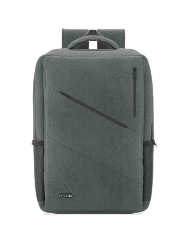 Mochila Aisens Urbana y de Oficina ASBG-BP085-GR para Portátiles hasta 15.6"/ Gris