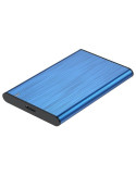 Caja Externa para Disco Duro de 2.5" Aisens ASE-2525BLU/ USB 3.1/ Sin tornillos