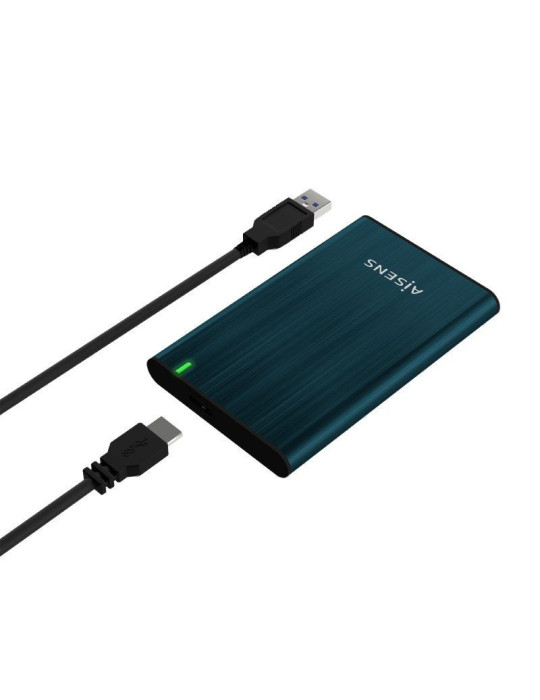 Caja Externa para Disco Duro de 2.5" Aisens ASE-2525PB/ USB 3.0/ Sin tornillos
