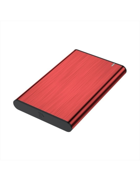 Caja Externa para Disco Duro de 2.5" Aisens ASE-2525RED/ USB 3.1/ Sin tornillos